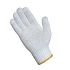 Liscombe White Mixed Fibre Cotton Work Gloves, Size 10, XL, Mixed Fibre Coating