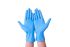 Reldeen Blue Powder-Free Vinyl Disposable Gloves, Size 10, XL, 100 per Pack