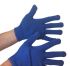 Reldeen Blue Polyester Work Gloves, Size 9, Large