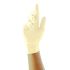 Uniglove Natural Colour Latex Disposable Gloves, Size 8, Medium, Powder-Free, 100 per Pack