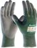 ATG Maxicut Green, Grey Spandex Cut Resistant Work Gloves, Size 7, Small, NBR Coating