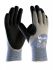 ATG MaxiCut Black, Blue, Grey Polyester Cut Resistant Work Gloves, Size 8, Medium, NBR Coating