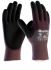 ATG Maxidry Grey Spandex Work Gloves, Size 8, NBR Coating