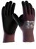 ATG Maxidry Grey Chemical Resistant Work Gloves, Size 9, Large, Spandex Lining, NBR Coating