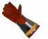 Liscombe Red Leather Heat Resistant Work Gloves, Size 9, Large, Aluminised Brontoguard Leather Coating