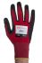 Tornado Olba Red Nylon Abrasion Resistant Work Gloves, Size 7, Small, Polymer Coating