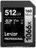 Lexar 512 GB SDXC SD Card, Class 10