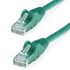 Cable Ethernet Cat6 U/UTP StarTech.com de color Verde, long. 1.5m, funda de PVC, Calificación CMG