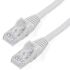 Cable Ethernet Cat6 U/UTP StarTech.com de color Blanco, long. 1.5m, funda de PVC, Calificación CMG