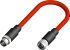 RS PRO Straight Female 4 way M12 to Straight Male M12 Sensor Actuator Cable, 500mm