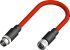 RS PRO Straight Female 4 way M12 to Straight Male M12 Sensor Actuator Cable, 2m