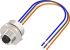 RS PRO Straight Female 4 way M12 to Unterminated Sensor Actuator Cable, 500mm