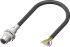 RS PRO Straight Female 8 way M12 to Unterminated Sensor Actuator Cable, 5m