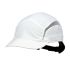 3M White Short Peaked Bump Cap, ABS Protective Material