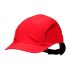 3M Red Short Peaked Bump Cap, ABS Protective Material