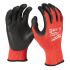 Milwaukee Black Nitrile Cut Resistant, Puncture Resistant Cut Resistant Gloves, Size 10 - XL, Nitrile Coating