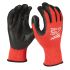 Milwaukee Black Nitrile Cut Resistant, Puncture Resistant Cut Resistant Gloves, Nitrile Coating