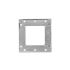 Clipsal Electrical Grey 1 Gang Metal Cover Plate