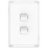 Clipsal Electrical White 2 Gang Frame