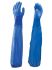 Guantes Showa serie Showa 690, talla 10 - XL de Algodón Azul con recubrimiento de PVC, Abrasion Resistant, Anti-Slip,