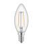 Philips CorePro E14 GLS LED Candle Bulb 2 W(25W), 2700K, Warm White, B35 shape