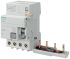 Siemens 4 Pole Type AC Residual Current Circuit Breaker, 63A 5SM2345, 30mA
