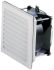Ventilador con filtro Siemens de 92 x 92mm, alim. 115 V, 12W, caudal filtrado 25m³/h, 30dB, IP54