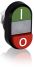 ABB MPD15 Series Green, Red Momentary Push Button, 22mm Cutout