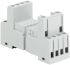 ABB CR-M Relay Socket for use with CR-M Interface Relay, DIN Rail