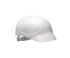 Centurion Safety White Standard Peak Bump Cap, HDPE Protective Material