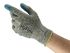 HyFlex Grey Cut Resistant, Heat Resistant, Mechanical Protection Kevlar, Spandex, Stainless Steel Work Gloves, Size 9,