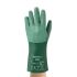 Ansell AlphaTec Green Neoprene Chemical Resistant, Waterproof Work Gloves, Size 9, Neoprene Coating