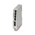 Phoenix ContactFL SWITCH 1000 Series DIN Rail Mount Ethernet Switch, 4 RJ45 Ports, 10/100Mbit/s Transmission, 24V dc