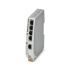 Phoenix Contact FL SWITCH 1000 Series DIN Rail Mount Ethernet Switch, 5 RJ45 Ports, 10/100Mbit/s Transmission, 24V dc