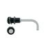 RHD-0700-2500-F9PD67PR Bivar, Panel Mount Right Angle LED Light Pipe, Diffused Round Lens