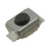IP40 Black Plunger Tactile Switch, SPST 50 mA 0.4mm Surface Mount