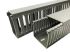RS PRO Grey Slotted Panel Trunking - Open Slot, W38 mm x D25mm, L2m, PVC