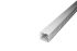 RS PRO Grey Slotted Panel Trunking - Closed Slot, W40 mm x D40mm, L2m, PVC