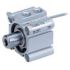 SMC Pneumatic Cylinder - 40mm Bore, 10mm Stroke, CQ2 Series, Single Acting