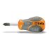 BETA Stubby Screwdriver, 6 mm Tip, 30 mm Blade, 86 mm Overall