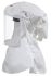 3M 7100015401 White PETG, Polypropylene Coated Non-Woven Polypropylene Protective Hood