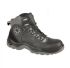 Himalayan Black Composite Toe Capped Unisex Safety Boots, UK 9, EU 43.5