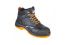 Himalayan Black Steel Toe Capped Unisex Safety Boots, UK 8, EU 42