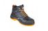Himalayan Black Steel Toe Capped Unisex Safety Boots, UK 10, EU 44.5
