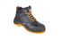 Himalayan Black Steel Toe Capped Unisex Safety Boots, UK 11, EU 45.5