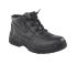 Reldeen R202 Black Steel Toe Capped Unisex Safety Boots, UK 7, EU 40.5
