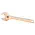 Facom Adjustable Spanner, 250 mm Overall, 30mm Jaw Capacity, Metal Handle, Non-Sparking