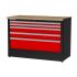 Facom No Floor Standing Storage Cabinet, 1447 x 699 x 180mm
