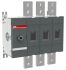 ABB 3P Pole Screw Mount Switch Disconnector - 1600A Maximum Current, 1200kW Power Rating, IP00