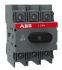 ABB 3P Pole Screw Mount Switch Disconnector - 40A Maximum Current, 18.5kW Power Rating, IP20